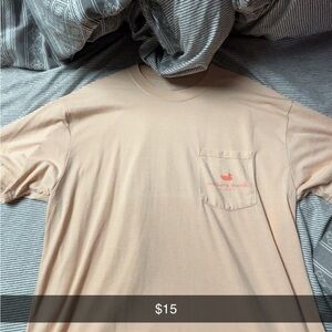 Southern Marsh Men's Light Peach Tee